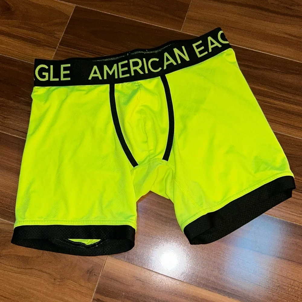 XS American Eagle flex trunk boxer briefs neon